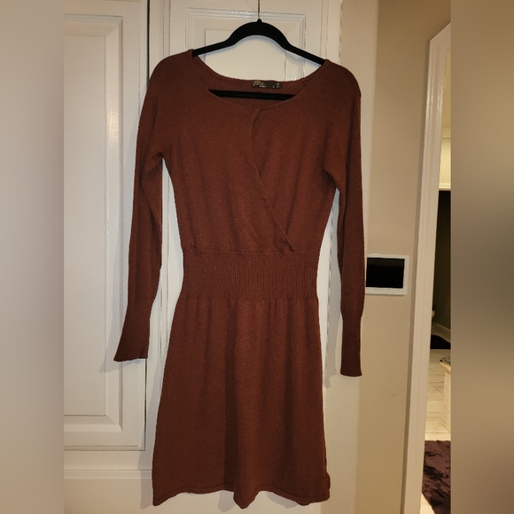 Prana Archer Sweater Dress Size Small Rust Color 🧡🧡🧡 - Picture 7 of 11